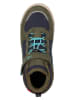 Trollkids Leder-Wanderboots "Gryllefjord Mid Cut" in Khaki
