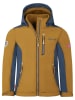 Trollkids Softshelljas "Balestrand" lichtbruin/blauw