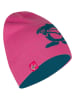 Trollkids Wende-Beanie "Troll" in Pink/ Türkis