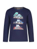 Salt and Pepper Longsleeve "Tractors" donkerblauw