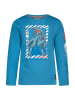 Salt and Pepper Longsleeve "T-Rex" in Blau
