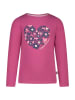 Salt and Pepper Longsleeve "Glitter heart" roze
