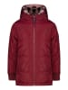 Salt and Pepper Omkeerbare winterparka rood