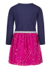 Salt and Pepper Jurk donkerblauw/roze