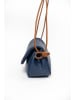 Anna Morellini Leren schoudertas "Drina" donkerblauw - (B)23 x (H)18 x (D)10 cm