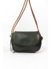 Anna Morellini Leder-Umhängetasche "Drina" in Grün - (B)23 x (H)18 x (T)10 cm
