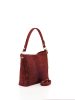 Anna Morellini Leren schoudertas "Dania" rood - (B)29 x (H)24 x (D)8 cm