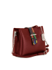 Anna Morellini Leren schoudertas "Ciosa" rood - (B)22 x (H)17 x (D)10 cm