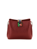 Anna Morellini Leren schoudertas "Ciosa" rood - (B)22 x (H)17 x (D)10 cm