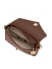 Anna Morellini Leren schoudertas "Terina" bruin - (B)24 x (H)16 x (D)6,5 cm