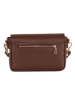 Anna Morellini Leder-Umhängetasche "Terina" in Braun - (B)24 x (H)16 x (T)6,5 cm
