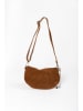 Anna Morellini Leren schoudertas "Filellia" camel - (B)25 x (H)14 x (D)1 cm