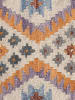 Hanse Home Wollen tapijt "Oasis" crème/blauw/paars