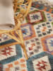 Hanse Home Woll-Teppich "Oasis" in Creme/ Blau/ Lila