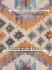 Hanse Home Wollen tapijt "Oasis" crème/blauw/paars