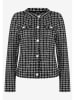More & More Übergangsjacke in Schwarz/ Weiß