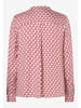 More & More Bluse in Rot/ Weiß