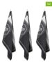 Laguiole 3-delige set: theedoeken "Collection Miel" grijs - (L)70 x (B)50 cm
