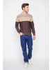 William de Faye Trui donkerbruin/beige