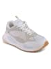 Tommy Hilfiger Shoes Leder-Sneakers in Beige/ Hellblau