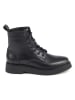 Tommy Hilfiger Shoes Leder-Boots in Schwarz