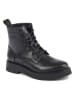 Tommy Hilfiger Shoes Leder-Boots in Schwarz