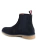 Tommy Hilfiger Shoes Leder-Chelsea-Boots in Dunkelblau