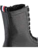Tommy Hilfiger Shoes Leder-Boots in Schwarz