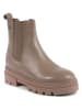 Tommy Hilfiger Shoes Leder-Chelsea-Boots in Hellbraun