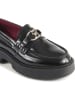 Tommy Hilfiger Shoes Leder-Mokassins in Schwarz
