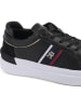 Tommy Hilfiger Shoes Leder-Sneakers in Schwarz