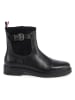 Tommy Hilfiger Shoes Leder-Boots in Schwarz