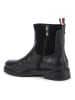 Tommy Hilfiger Shoes Leder-Boots in Schwarz
