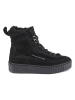 Tommy Hilfiger Shoes Leder-Winterboots in Schwarz