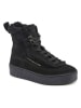 Tommy Hilfiger Shoes Leder-Winterboots in Schwarz