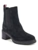 Tommy Hilfiger Shoes Leder-Chelsea-Boots in Schwarz