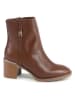 Tommy Hilfiger Shoes Leder-Stiefeletten in Hellbraun