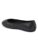 Tommy Hilfiger Shoes Leder-Ballerinas in Schwarz