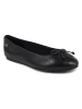 Tommy Hilfiger Shoes Leder-Ballerinas in Schwarz