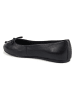Tommy Hilfiger Shoes Leder-Ballerinas in Schwarz