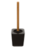 WellHome WC-Bürstenhalter in Schwarz - (B)11,7 x (H)38 x (T)11,7 cm