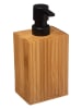 WellHome Zeepdispenser lichtbruin - (B)8,6 x (H)17,5 x (D)6,5 cm