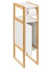 WellHome Toilettenpapierhalter in Weiß - (B)33 x (H)80 x (T)20 cm
