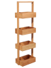 WellHome Badkamerrek lichtbruin - (B)28 x (H)88 x (D)16 cm