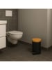 WellHome Kosmetik-Treteimer in Schwarz - 3 l