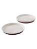 Dr. Oetker Formy (4 szt.) w kolorze ciemnoczerwonym do ciast warstwowych - Ø 17 cm