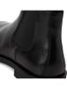 s.Oliver Leder-Chelsea-Boots in Schwarz
