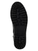 s.Oliver Leder-Boots in Schwarz