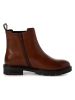 s.Oliver Leder-Boots in Hellbraun