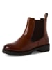 s.Oliver Leder-Boots in Hellbraun